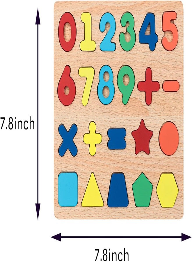 Fun4you Wooden Jigsaw Puzzle for Toddlers (Pack of 2) - Alphabet & Shape Learning Educational Toys for Kids, Montessori Wooden Toys for 3+ Year Old Boys & Girls, Preschool Early Learning Activities - Image 3
